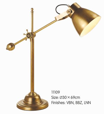 HOTEL BRASS FINISH READING LAMP 11123-70X64cm